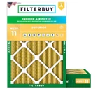 Filterbuy 20" X 25" 4" Merv 11 Allergen Defense Pleated Air Filters (2-PACK). Fixed Price $49.00.