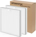 Packs H7124 Replacement Filter For Goveelife H712C Smart Air Cleaner. Fixed Price $46.78.