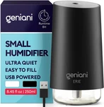 Geniani Portable Small Cool Mist Humidifier Usb Powered (not 0.25L, Black. Fixed Price $45.05.