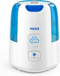Vicks Dual Comfort Cool + Warm Mist Humidifier Bedrooms With Fusion White. Fixed Price $160.96.