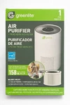 Greenlite Air Purifier True Hepa H13 Energy Star Touch 158 Sq Ft. Fixed Price $30.00.
