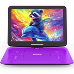 Portable Dvd Player With 14.1" Hd Screen 5 Hours Rechargeable Battery Tenker. Fixed Price $79.99.