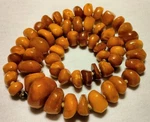 Baltic Butterscotch Amber Beaded Necklace. Fixed Price $95.00.