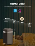 Welov Air Purifiers For Bedroom: H13 True Hepa 23DB P100G - Gray. Fixed Price $35.05.