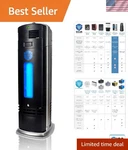Permanent Filter Ionic Air Purifier Pro Ionizer With Uv-c, New. Fixed Price $111.99.