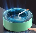 Smart Ashtray Air Purifier, Removes Smoke & Tobacco Odor Instantly Green. Fixed Price $19.99.