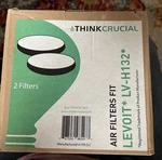 Think Crucial Hepa Style Air Purifier Filter Carbon Technology LV-H132. Fixed Price $23.00.