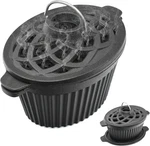 Wood Stove Steamer & Cast Iron Humidifier, 1.4 Qt Fireplace Simmer Pot With. Fixed Price $52.95.
