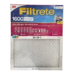 Filtrete Ultra Allergen 2X Filter, 20X25X1, 1600MPR, 4 Pack. Fixed Price $41.27.