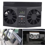 New Solar Powered Car Cooling Fan Cooler Auto Window Air Ventilation. Fixed Price $21.75.