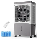 Uthfy Swamp Cooler, 2800 Cfm Evaporative Air Cooler- 7 Gal Water Tank, 4 Ice---. Fixed Price $174.14.