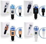 Pure Car Air Purifier W/ Dual Usb Ports - Quick Charge 3.0 Ionizer Deodorizer. Fixed Price $29.99.
