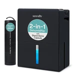 Serenelife 2-IN-1 Dehumidifier Smart Humidity Control Black. Fixed Price $106.49.