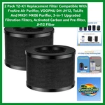 2 Pack TZ-K1 Hepa Replacement Filter For Tolife, Freaire & Voopnu Purifiers. Fixed Price $29.99.