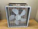 Vintage Galaxy By Lasko 20 /3-SPEED Box Fan (model 3723) With Original. Fixed Price $99.99.