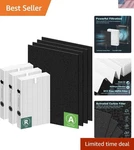 Complete Set: 3 Hepa & 4 Activated Carbon For Honeywell Purifiers. Fixed Price $54.64.