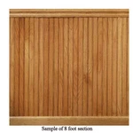 Wainscot Paneling Red Solid Oak Tongue And Groove Kit 8 Lin. Ft. House Of Fara. Fixed Price $235.85.