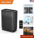 Air Purifier For Large Room 3000 Sq Ft Hepa Filter Pet Smoke Dust Quality. Fixed Price $149.46.