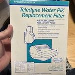 New Waterpik Air Filter Model #AR20 Nip Nos. Fixed Price $39.99.