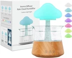 Water Drop - Mushroom Cloud Lamp Humidifier, Wood Grain. Fixed Price $76.15.