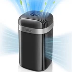 Welov Air Purifiers For Bedroom: H13 True Hepa 23DB P100G - Gray. Fixed Price $35.40.