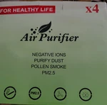 Klveu Negative Air Purifier Plugin 4-PACK, Ionizer, 100V-240V, 2W, White. Fixed Price $40.00.