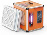 Abestorm Hepa Uvig 600 Cfm Air Scrubber Purifier Cleaner W/uv-c,ionizer Warranty. Fixed Price $599.99.