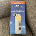Air Innovations Compact Plug-in Cleaner With Outlet & Nightlight. Fixed Price $14.99.