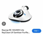 Raycop Lite RE-100AWH Vacuum & Fabric Uv Allergen Sanitizer White New In Box.. Fixed Price $28.00.