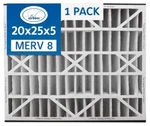 Trion Air Bear 255649-102 Pleated Furnace Filter 20"X25"X5" Merv 8. Fixed Price $43.61.