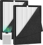 2 Pack KJ190L Filter Replacement For Mooka Air Puri-fier Home Large. Fixed Price $27.76.