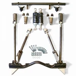 1955-57 Chevy Tri Five Bel Air Parallel 4 Link Suspension + 300LBS Rear Coilover. Fixed Price $1695.95.