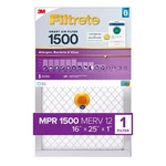 3M S-2001-4 Filtrete 12 Merv Pleated Smart Air Filter 16X25X1 In. (pack Of 4). Fixed Price $110.44.