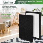 2 Filters + 8 Carbon Replacement For Veva Prohepa 9000 Air Purifier. Fixed Price $29.93.