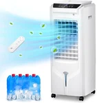 Portable Air Conditioners, 32" Swamp Cooler Evaporative With 4.2 Gal. Fixed Price $82.99.