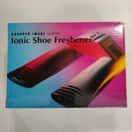 Sharper Image Ionic Shoe Freshener Deodorizer Battery Operated SI635 New! Gift!. Fixed Price $26.00.