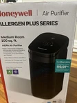 Honeywell True Hepa Air Purifier 100 Sq Ft Black. Fixed Price $60.00.