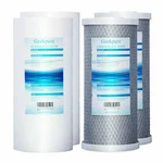 Geekpure Whole House Pp Carbon Block Replacement Filters Mic 4.5" X 10" Pack. Fixed Price $59.99.