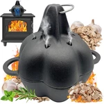 Wood Steamer, Cast Iron Humidifier For Stove, Pre-seasoned Smoker .... Fixed Price $18.97.