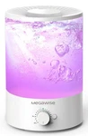 Megawise 3.5L Cool Mist Humidifier With Top Refill, Large Medium, White. Fixed Price $85.90.