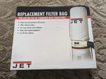Jet 30-MICRON Filter Bag, For DC-1100 Dust Collectors 709562 Vacuum And. Fixed Price $69.50.