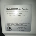 Clean Air Research 3000M Console Purifier White 115V Push Button Floor. Fixed Price $75.00.