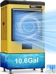 4800 Cfm Swamp Cooler, 40IN Evaporative Air With 10.6 Gal Water Tank, 3. Fixed Price $539.99.