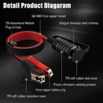 Practical Safe Shockproof 16AWG Automotive Battery Alligator Clip Extension Cord. Fixed Price $39.38.