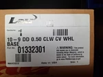 Lau Industries #01332301 Double Inlet Blower Wheel 10-9DD 1/2" Bore Clw Cv. Fixed Price $64.00.
