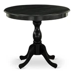 East West Furniture 1-PIECE Modern With Round Wire Brushed Black Table.... Fixed Price $190.36.