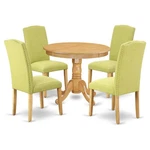 East West Furniture Antique 5-PIECE Wood Dining Set Oak/limelight. Fixed Price $583.98.