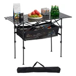 Vevor Folding Portable Camping Aluminum Outdoor Picnic Roll Up Storage Bag. Fixed Price $57.99.