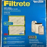 Filtrete Hepa Media Idylis Replacement Filter 0412558 3M New Open Box. Fixed Price $12.89.
