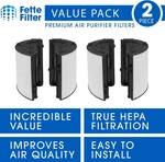 Fette Filter 2-PACK 360 Glass True Hepa + Carbon For Dyson Ph/tp/hp Seri. Fixed Price $60.16.